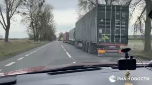 Госпогранслужба Украины: на границе с Польшей образовалась очередь из 3500 фур