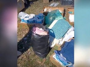 В Шебекинском округе партию гумпомощи для бойцов СВО нашли на мусорке