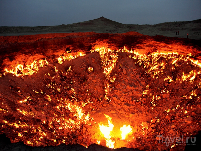 Газовый кратер в Туркменистане: дверь в преисподнюю