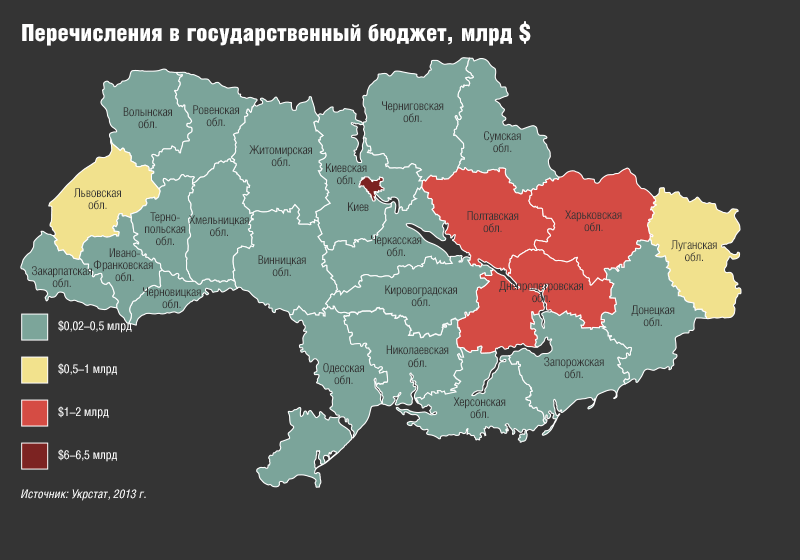 Промышленная карта украины