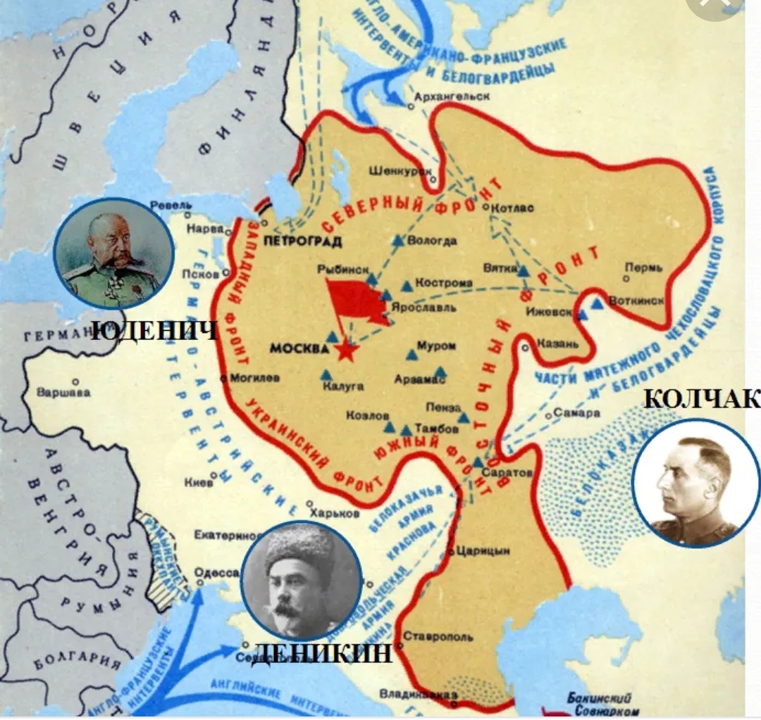 Советская Россия в кольце фронтов 1918