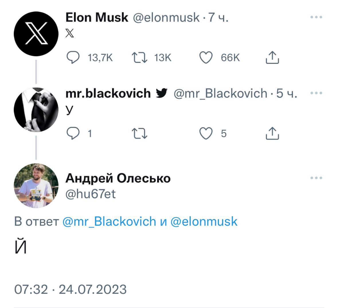 Как тебе такое, Илон Маск? Думал, сменишь логотип Твиттера на Х, и русские этим не воспользуются?