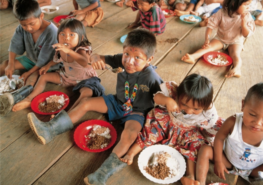 Голод и недоедание. Дети Азии.