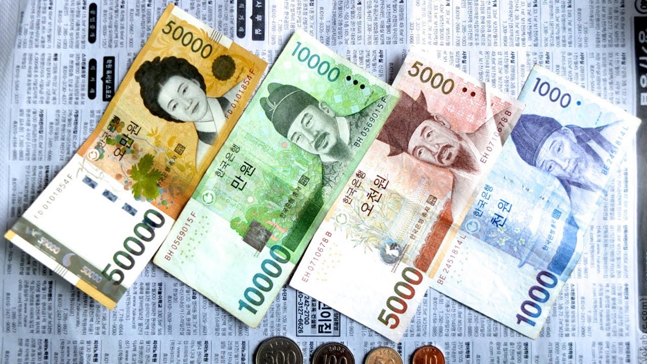 Южная корея вона к рублю на сегодня. Вона Южной Кореи. Деньги Южной Кореи. Южнокорейская валюта. Воны корейские деньги.