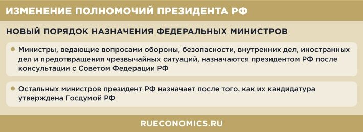 Изменения полномочий президента РФ создадут задел для новой политической системы