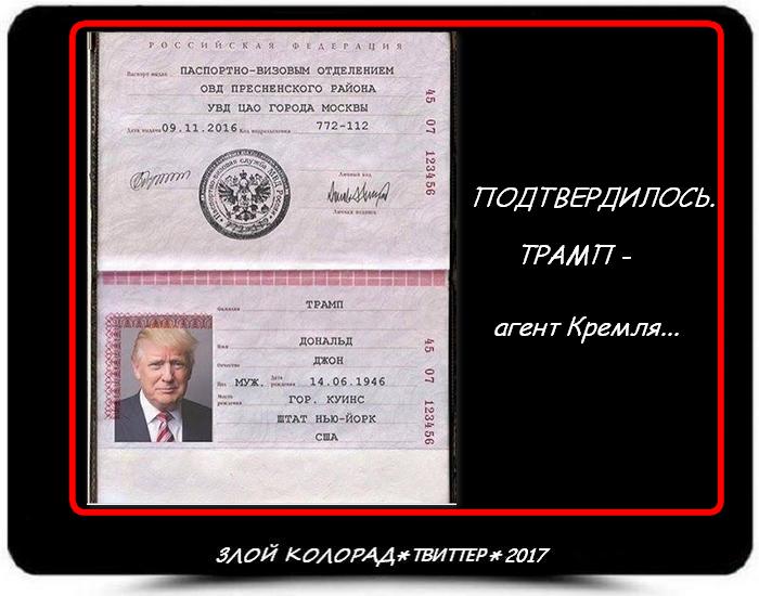 Trump'S Passport Confiscated