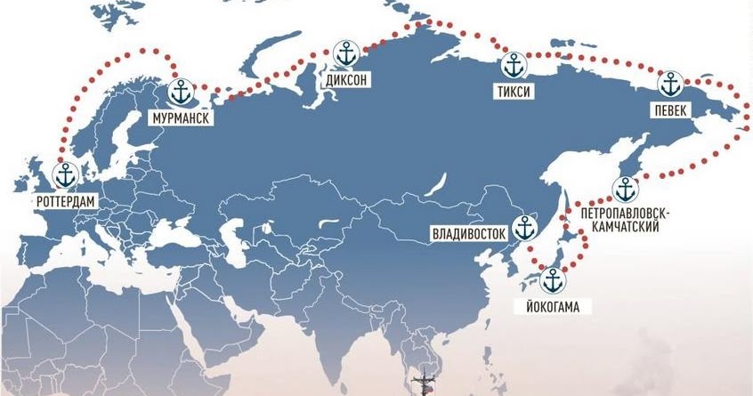 Сколько северных лет. Северный морской путь Мурманск Владивосток. Северный морской путь от Мурманска до Владивостока. Северный морской путь от Мурманска до Владивостока на карте. Северный морской путь на карте Мурманск Владивосток.