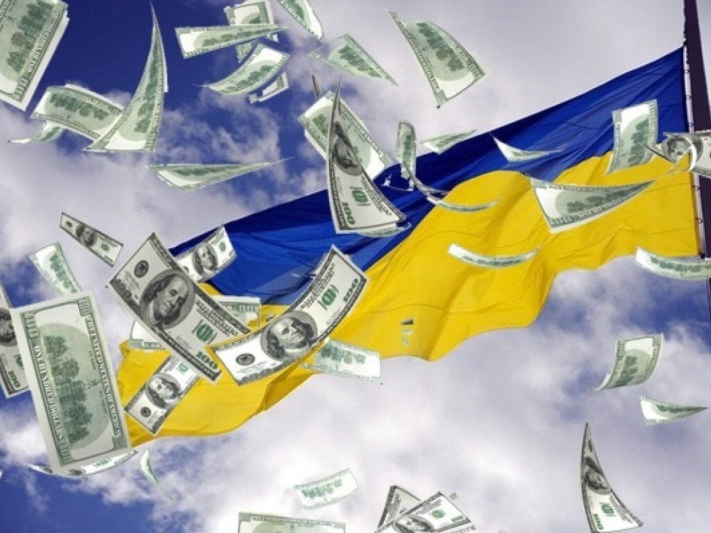 Деньги Украины. Финансирование Украины. Украинский флаг деньги.