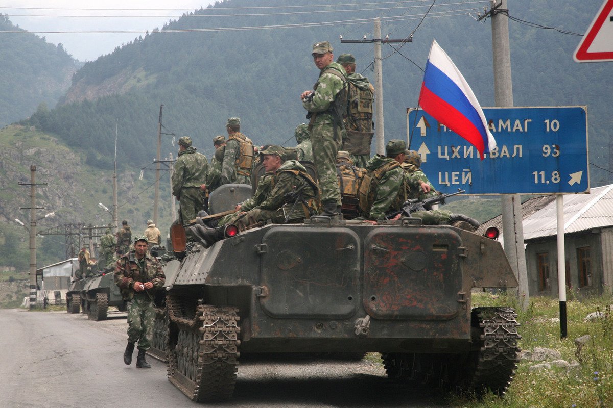 российские войска в грузии