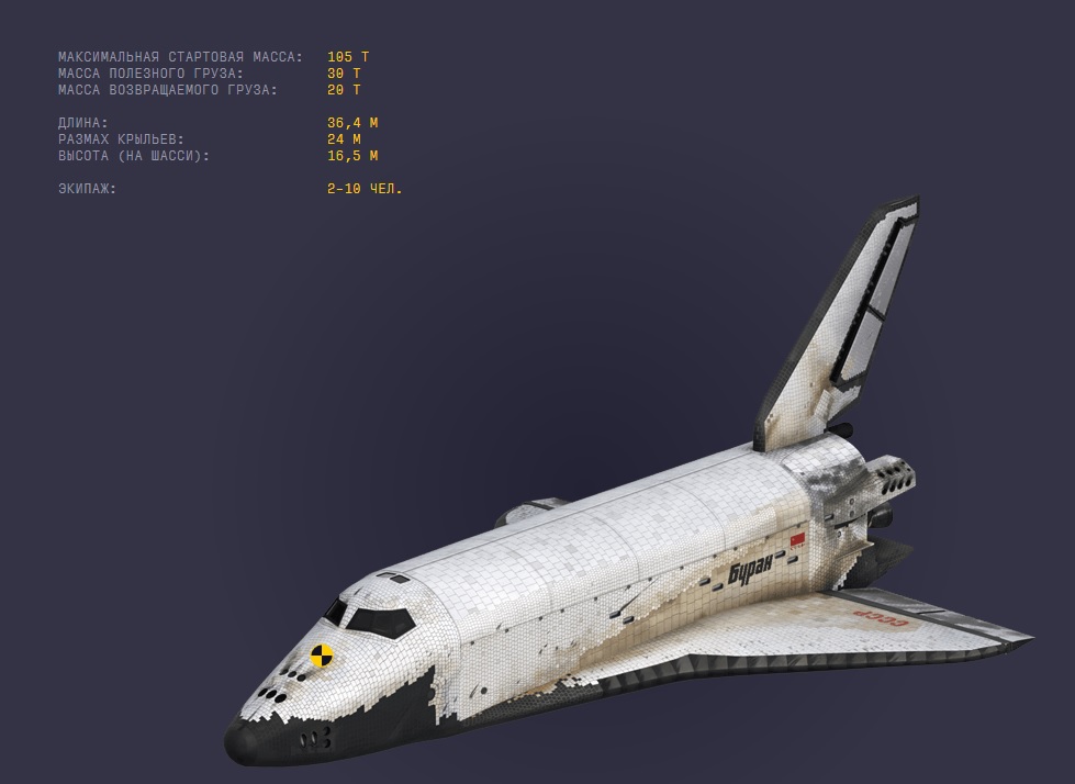 Проект по технологии космический корабль буран