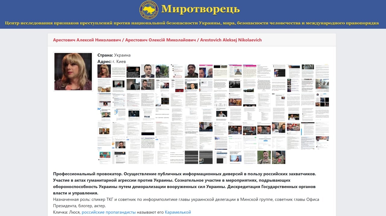 Сайты украинцев