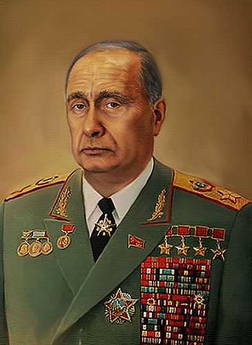 путин, брежнев