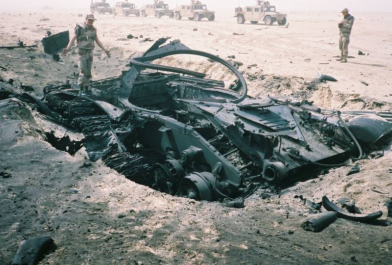 Т-72 передает привет из Ирака: взрыв боекомплекта
